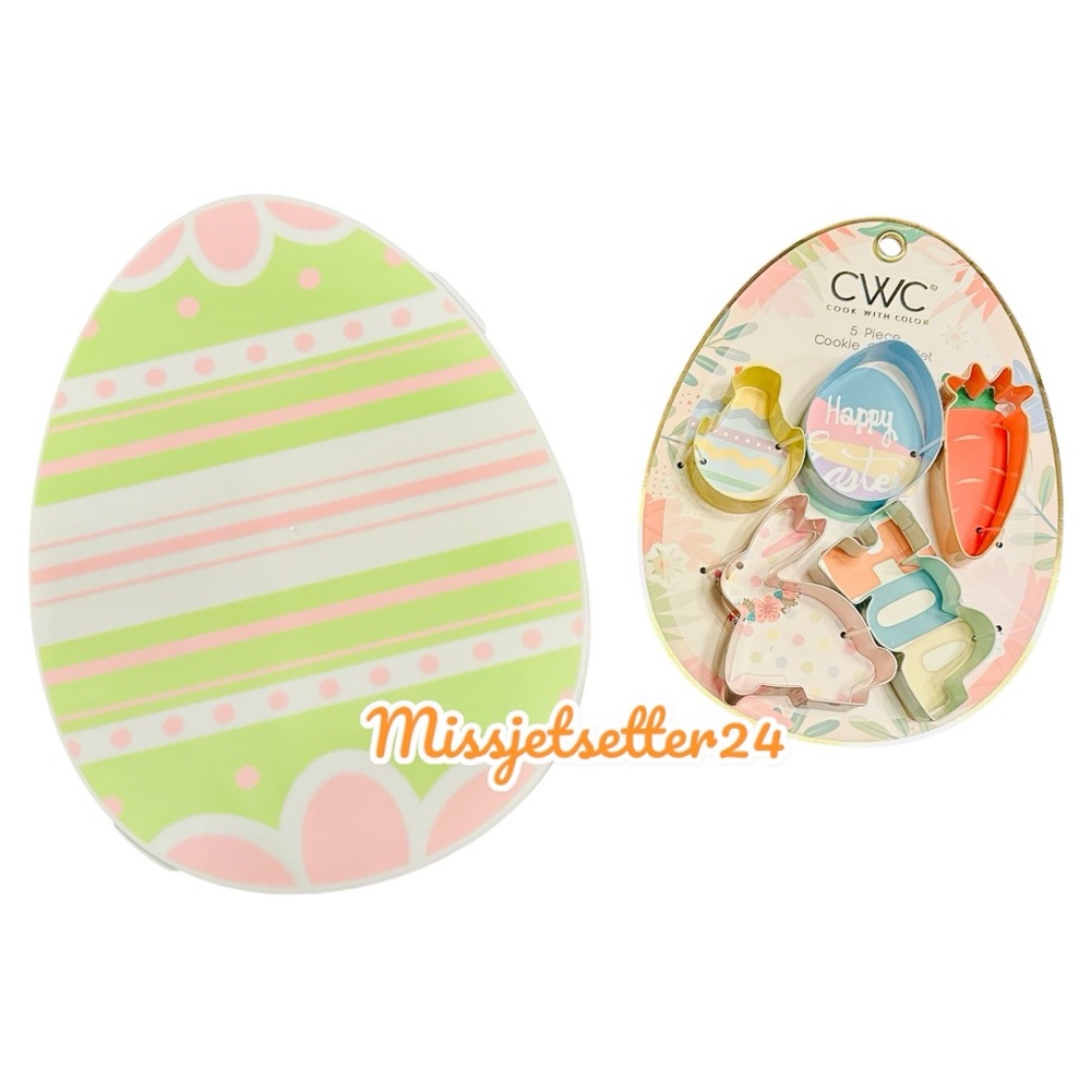 CWC Spring Easter Egg Snack Box Food Storage Container & Cookie Cutters - Picture 11 of 11